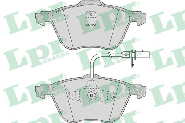 Купить запчасть LPR - 05P971 Комплект тормозных колодок 05P971