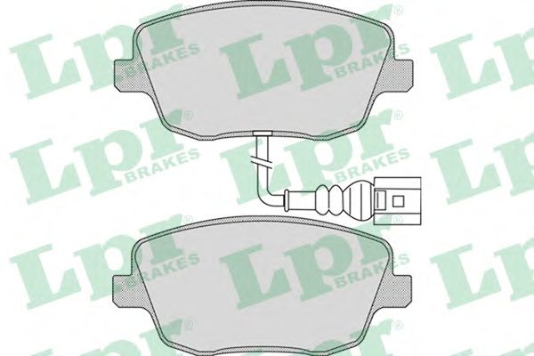 Купить запчасть LPR - 05P973 Комплект тормозных колодок 05P973