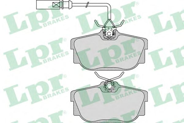 Купить запчасть LPR - 05P974 Комплект тормозных колодок 05P974