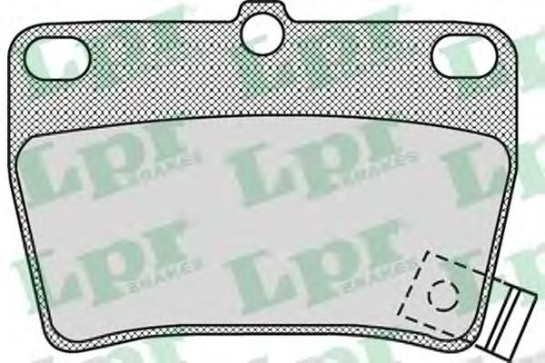 Купить запчасть LPR - 05P997 Комплект тормозных колодок 05P997