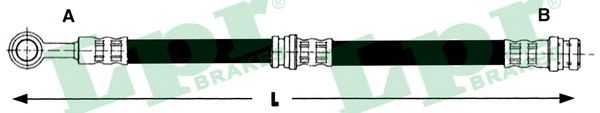 Купить запчасть LPR - 6T47442 Шланг тормозной 6T47442