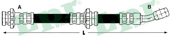 Купить запчасть LPR - 6T48290 Шланг тормозной 6T48290