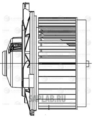 Купить запчасть LUZAR - LFh0590 Вентилятор отопителя для а/м Cadillac SRX (09-) LFh0590