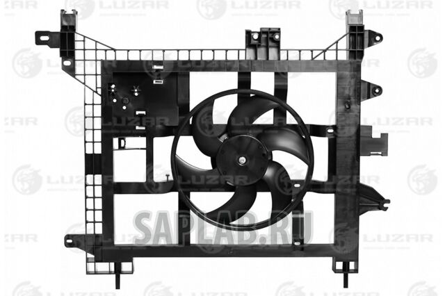 Купить запчасть LUZAR - LFK0950 Вентилятор рад. (с кожухом) Renault Duster A/C- LFK0950