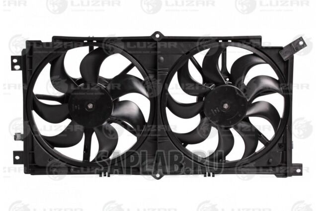 Купить запчасть LUZAR - LFK1755 Вентиляторы охлаждения с кожухом (2 вент.) для а/м SsangYong NewActyon/Korando C (10-) LFK1755