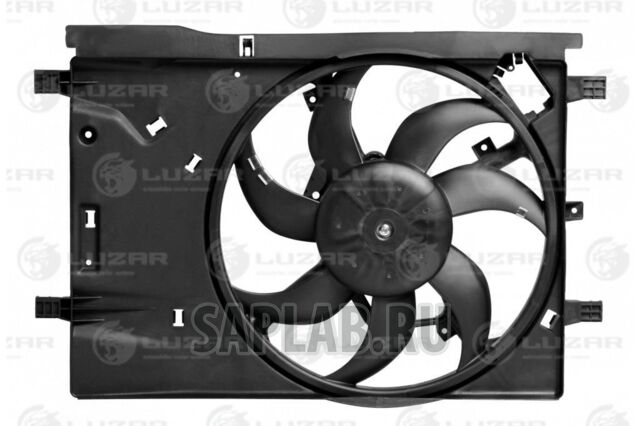Купить запчасть LUZAR - LFK2112 Вентилятор охл. с кожухом для а/м Opel Corsa D (06-) LFK2112