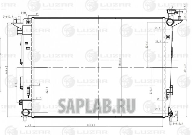 Купить запчасть LUZAR - LRc08S5 Радиатор охл. Kia Sportage III/Hyundai iX35 (10-) G (Словакия/РФ) Sportage III/iX35 (10-) 1.6i/2.0i/2.4i MT (Словакия/РФ) LRc08S5