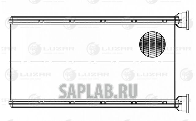 Купить запчасть LUZAR - LRh1152 Радиатор отоп. для а/м Mitsubishi Pajero Sport (08-)/L200 (06-) LRh1152