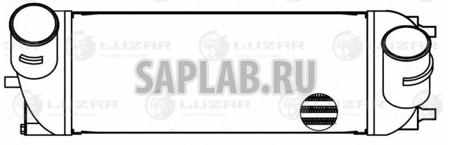 Купить запчасть LUZAR - LRIC081Y0 Интеркулер для а/м Kia Sportage III/Hyundai iX35 (10-) 2.0CRDi LRIC081Y0