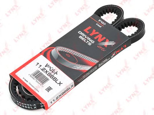 Купить запчасть LYNX - 11.2X866LX Ремень клиновой подходит для AUDI 80 2.3 94, VW Golf II 1.8 91/Jetta II 1.8 91/Passat 1.6-1.8 96 11.2X866LX