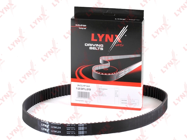 Купить запчасть LYNX - 123FL29 Ремень ГРМ подходит для MITSUBISHI Galant 2.0 8V 92-96/L200 2.0 96-01/Space Gear 2.0 94-00/Space Wagon 2.0 92-98, CHERY Tiger 2.0 05 123FL29