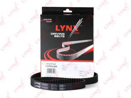 Купить запчасть LYNX - 137CL22 Ремень ГРМ подходит для KIA Spectra 1.6 01-09 / Carens 1.6 02-06 / Rio 1.5 00-05 / Shuma 1.6 01-05 / 137CL22