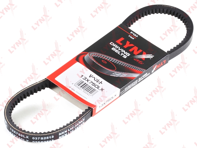 Купить запчасть LYNX - 13X750LX Ремень клиновой подходит для ALFA ROMEO 155/164 2.0T 92-97, FIAT Croma 2.0-T 96/Tempra 1.8 96/Tipo 1.6-2.0 95, HYUNDAI H100 2.5D-TD 93-00, LANDROVER Defender 2.5D 90-01 13X750LX