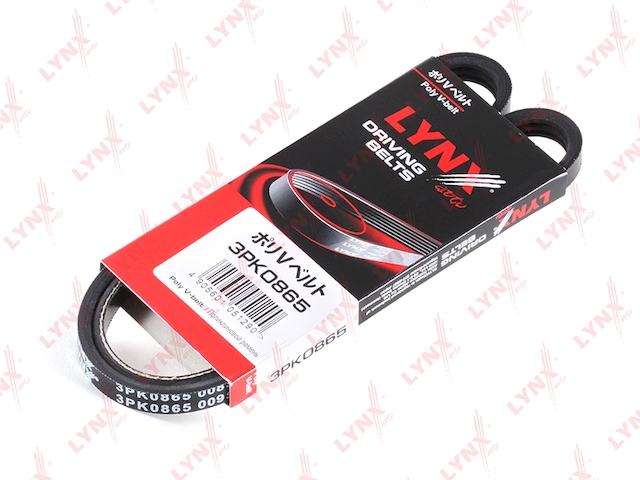 Купить запчасть LYNX - 3PK0865 Ремень поликлиновой подходит для CITROEN Jumper 2.5D 94-02, PEUGEOT Boxer 2.5D 94-02 3PK0865