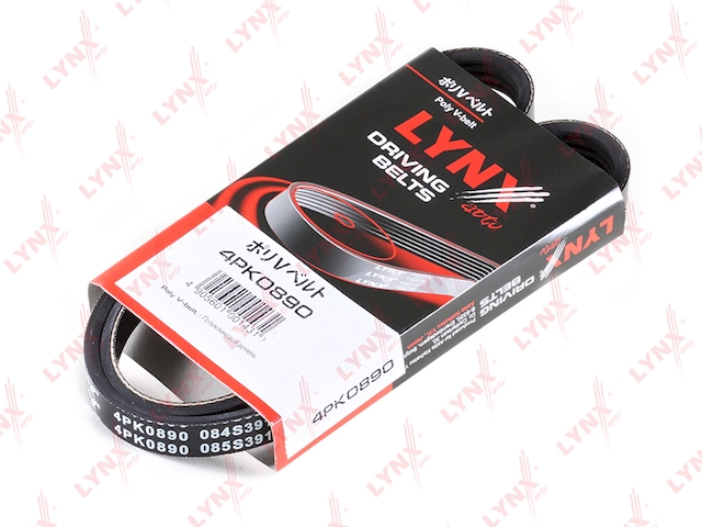 Купить запчасть LYNX - 4PK0890 Ремень поликлиновой подходит для AUDI 80/100/A6 2.0 92-97 , BMW 3(E36) 1.6-1.8/5(E34) 1.8, HYUNDAI Elantra 1.8 00/i30 07/Trajet 04/Tucson 04 2.0, KIA Ceed 06/Cerato 04/Sportage 04 2 4PK0890