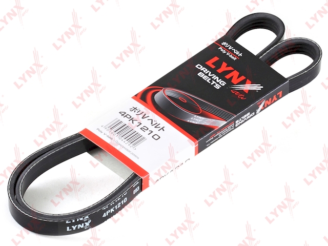 Купить запчасть LYNX - 4PK1210 Ремень поликлиновой подходит для TOYOTA Auris 1.5 06 / Corolla 1.3-1.5 08 / Scion Xb 1.5 03-06 / Yaris 1.3-1.5 05 4PK1210