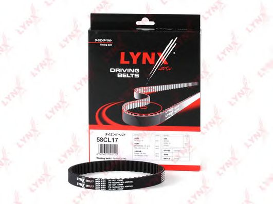 Купить запчасть LYNX - 58CL17 Ремень ГРМ подходит для AUDI A2 1.4-1.6 00-05, SEAT Cordoba 99-09/Ibiza 99 1.4, SKODA Fabia 99/Octavia 00/Roomster 06 1.4, VW Bora 1.4-1.6 16V 98-05/Caddy 1.4 00/Golf IV 1.4-1.6 97-05/ 58CL17