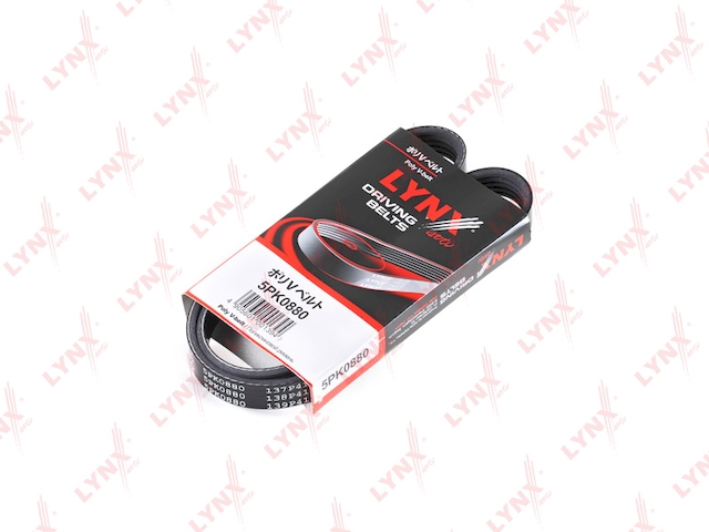 Купить запчасть LYNX - 5PK0880 Ремень поликлиновой подходит для OPEL Astra G 2.2 00-05/Vectra C 2.0T-2.2 02 /Zafira 2.2 00-05, PEUGEOT 306 1.1-1.6 94-01, SUBARU Forester 2.0-2.5 98/Impreza 1.6-2.5 98/Legacy 1.8-2.5, 5PK0880