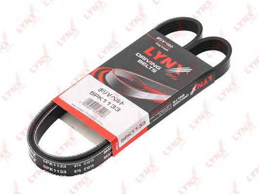 Купить запчасть LYNX - 5PK1133 Ремень поликлиновой подходит для AUDI A6/S6 4.2 06/A8/S8 4.2 06-10, HYUNDAI Terracan 3.5 01, KIA Sorento 3.5 01, NISSAN Almera(N16)/Micra(K12) 03 1.5D, RENAULT Clio II 1.5D 01/Logan 1 5PK1133