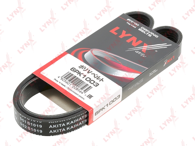 Купить запчасть LYNX - 6PK1003 Ремень поликлиновой 6PK1003