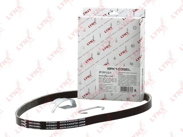 Купить запчасть LYNX - 6PK1039EL Ремень поликлиновой эластичный 6PK1039EL