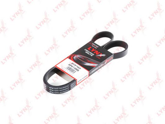 Купить запчасть LYNX - 6PK1255 Ремень поликлиновой подходит для FIAT Bravo/Stilo 1.9D 05, HYUNDAI Elantra 1.6 06 / i20 / i30 1.4-1.6 07 / ix20 1.4-1.6 10 / ix35 1.6 10, KIA Ceed 1.4-1.6 06 / Soul 1.6 09 / Sportag 6PK1255