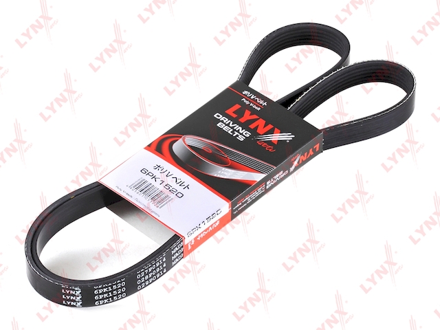 Купить запчасть LYNX - 6PK1520 Ремень поликлиновой подходит для FORD C-Max 1.8D 07 / Focus II 1.8D 05, SEAT Arosa 1.0 98-00, SKODA Octavia 1.4 99-01, VW Lupo 1.0 98-00 6PK1520