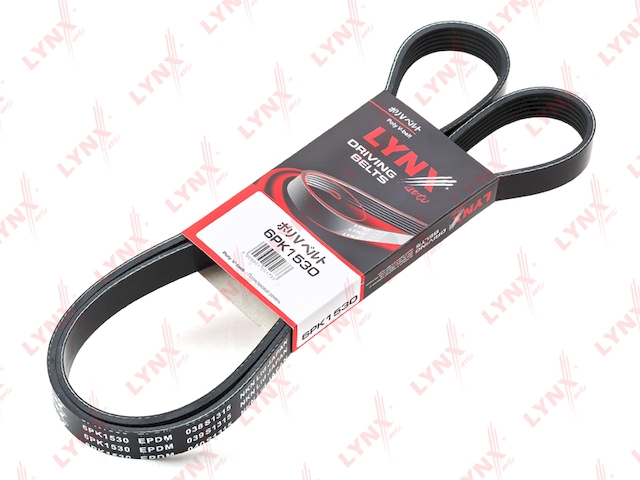 Купить запчасть LYNX - 6PK1530 Ремень поликлиновой подходит для KIA Spectra 1.6 06, OPEL Astra F 1.4-1.6 94-98 / Corsa B 1.4-1.6 94-00 / Tigra 1.4-1.6 94-00 / Vectra B 1.6-1.8 95-02 6PK1530