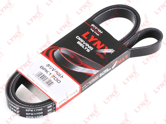 Купить запчасть LYNX - 6PK1700 Ремень поликлиновой подходит для BMW 3(E90) 2.0D 05/5(F10) 2.0D 10/X3(F25) 2.0D 10, CITROEN Berlingo 1.6 08/Xantia 1.9D 94-98, FORD Fiesta 1.3 01, HYUNDAI Coupe 2.7 02, Sonata 2.7 01 6PK1700