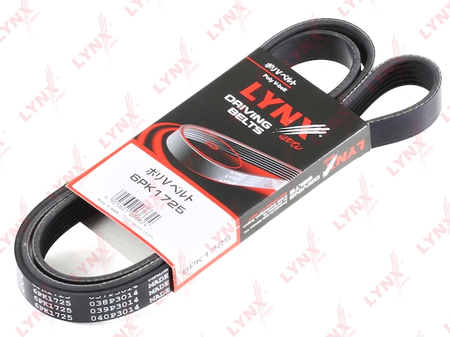 Купить запчасть LYNX - 6PK1725 Ремень поликлиновой подходит для ALFA ROMEO 159 1.9TD-2.0TD 05, AUDI A6 2.5TD 94-97, CITROEN Xantia 1.9D-2.1D 96/Xsara 1.8/2.0 00, DAEWOO Nubira 1.8-2.0 16V 97, OPEL Astra F 1.8-2.0 92 6PK1725
