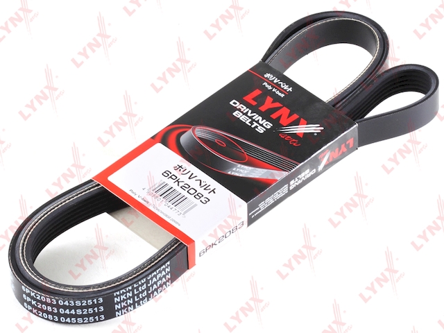 Купить запчасть LYNX - 6PK2083 Ремень поликлиновой подходит для BMW 3 /5 /6 /7 /X3 /X5 2.0D-3.0TD 01, JEEP Commander/Grand Cherokee 5.7 05, FORD Mondeo 1.6-2.0 94-00, MB C250D-36(W202) 93-00 / E250D-300D(W124) 95-00 / 6PK2083