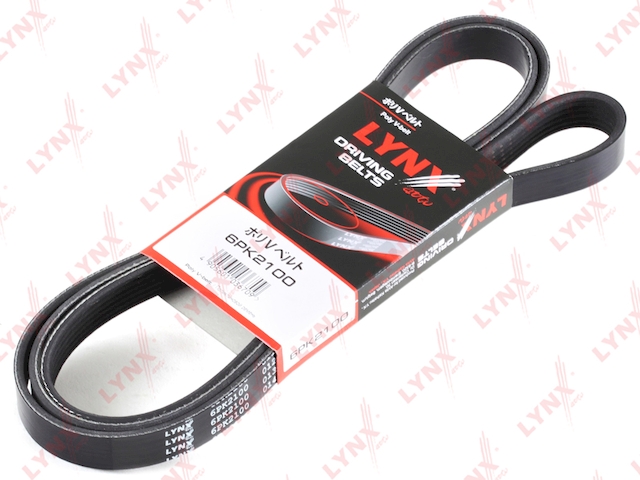 Купить запчасть LYNX - 6PK2100 Ремень поликлиновой подходит для CHRYSLER 300C 3.5-5.7 04, DAEWOO Korando 2.9D 99/Musso 2.2TD-2.9D 99, FORD Focus I 1.8-2.0 98-04/Mondeo I-II 1.6-2.0 94-00, JEEP Grand Cherokee 5.7 10, 6PK2100