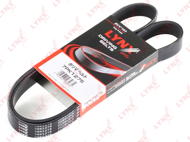 Купить запчасть LYNX - 7PK1275 Ремень поликлиновой подходит для NISSAN Navara/Pathfinder 2.5D 05 7PK1275