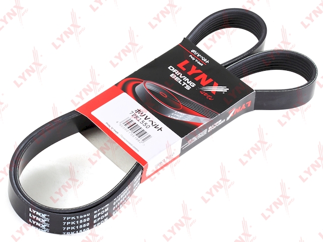 Купить запчасть LYNX - 7PK1550 Ремень поликлиновой подходит для LEXUS GS300 05-11 / GS250 12 / IS250 05 / RX350 08, TOYOTA Alpharad 3.5 08 / Crown 3.0 04-08 7PK1550