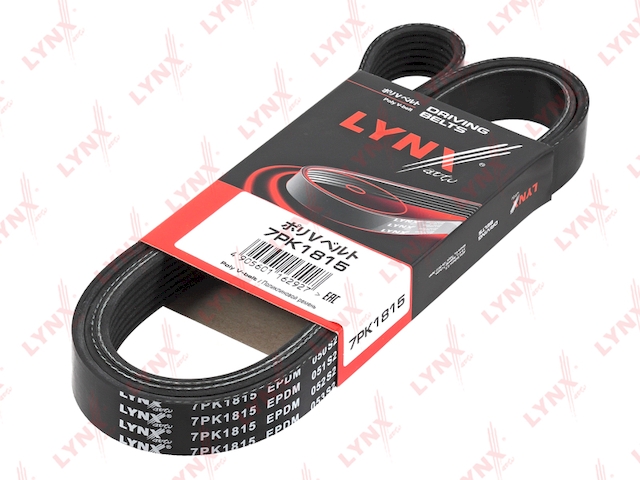 Купить запчасть LYNX - 7PK1815 Ремень поликлиновой подходит для NISSAN Qasqai(J10) 1.6 07-13, HONDA CR-V III 2.2D 07 7PK1815
