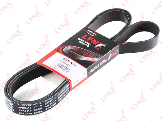 Купить запчасть LYNX - 8PK2410 Ремень поликлиновой подходит для TOYOTA LAND Cruiser(J200) 4.6-5.7 07 / Sequoia 4.6-5.7 08 / Tundra 4.6-5.7 07, LEXUS GX460 09 / LX570 07 8PK2410