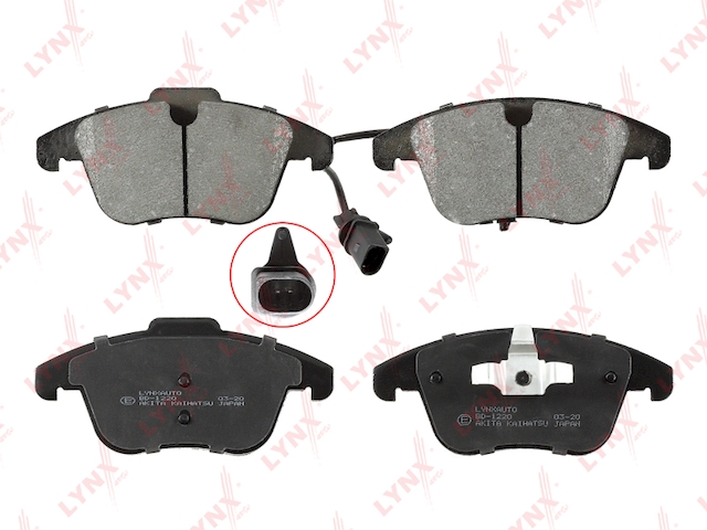 Купить запчасть LYNX - BD-1220 Колодки тормозные передние BD-1220