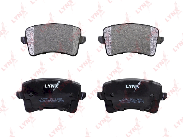 Купить запчасть LYNX - BD-1223 Колодки тормозные задние подходит для AUDI A4(8K) 1.8T-3.2 08 / A4 Allroad 2.0D-3.0D 09 / A5 1.8T-4.2 08 / Q5 2.0D-3.2 08 BD-1223