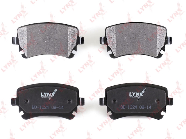 Купить запчасть LYNX - BD-1224 Колодки тормозные задние подходит для AUDI A4 2.0T-3.0D 03-08 / A6 2.0D-4.2 04-11 / A8 2.8-6.0 03-10, VW Transporter V 1.9D-3.2 03 BD-1224