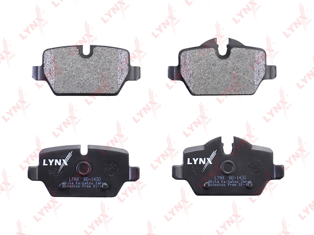 Купить запчасть LYNX - BD-1430 Колодки тормозные задние подходит для BMW 1(E81/87/F20) 1.6-2.0 05 / 3(E90) 1.6-2.0 05-11, MINI Countyman 1.6-2.0 10 / Paceman 1.6-2.0 12 BD-1430