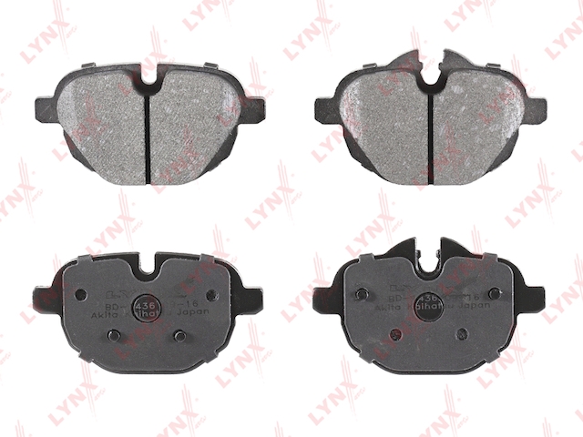 Купить запчасть LYNX - BD-1436 Колодки тормозные задние подходит для BMW 5(F10/1) 2.0D-3.0 09 / X3(F25) 2.0D-3.0 10 / X4(F26) 2.0D-3.0 14 BD-1436