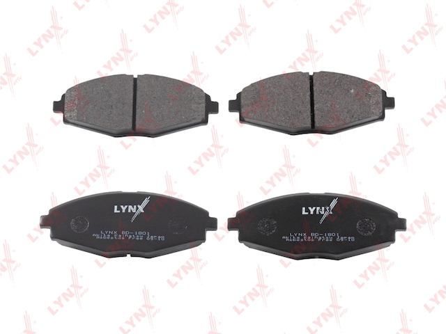 Купить запчасть LYNX - BD-1801 Колодки тормозные передние подходит для CHEVROLET Lanos/Spark, DAEWOO Lanos 97/Matiz 98/Nexia, CHERY QQ BD-1801
