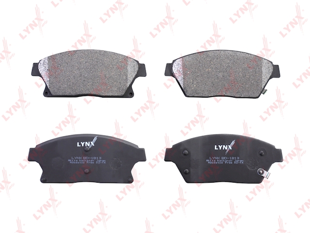 Купить запчасть LYNX - BD-1813 Колодки тормозные передние подходит для CHEVROLET Cruze 1.6-2.0D 09 / Orlando 1.4-2.0D 11 / Volt EV 150 11, DAIHATSU Charade 1.33 11, OPEL Ampera EV 150 11 / Astra J 1.4-1.7D 09 / Mo BD-1813