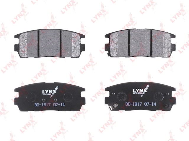 Купить запчасть LYNX - BD-1817 Колодки тормозные задние подходит для CHEVROLET Captiva 2.0D-3.2 06, OPEL Antara 2.0D-3.2 06 BD-1817