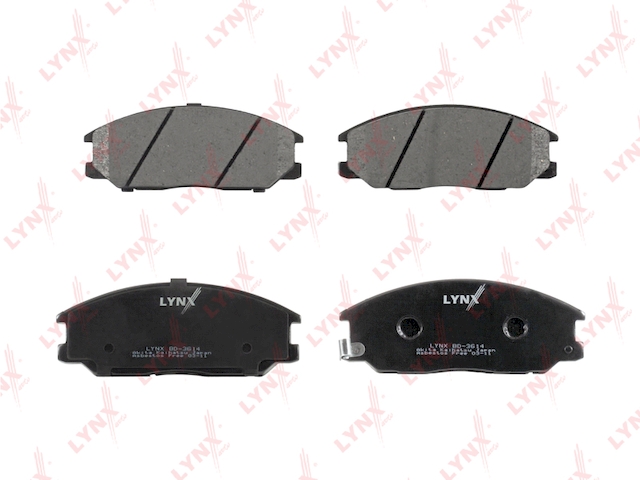 Купить запчасть LYNX - BD-3614 Колодки тормозные передние подходит для HYUNDAI Santa-Fe 01-06, SSANGYONG Actyon/Kyron 05 BD-3614