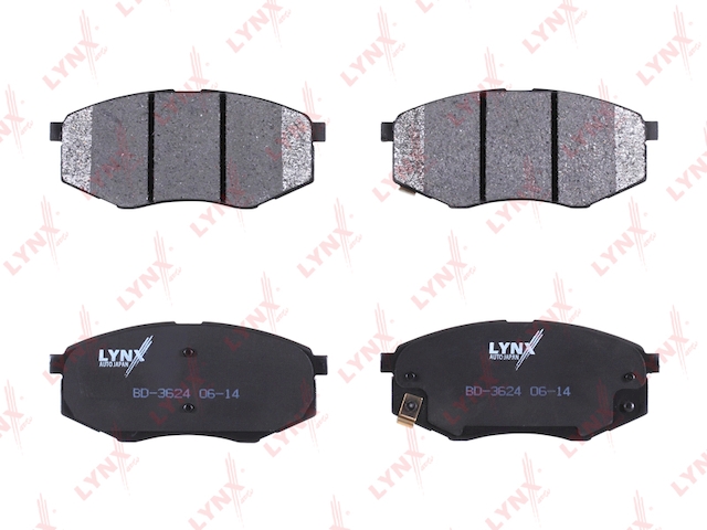 Купить запчасть LYNX - BD-3624 Колодки тормозные передние подходит для HYUNDAI Sonata 2.0-2.4 09 BD-3624