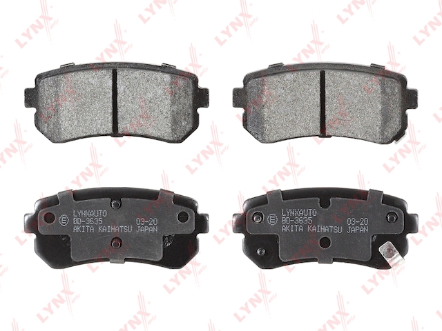 Купить запчасть LYNX - BD-3635 Колодки тормозные задние BD-3635