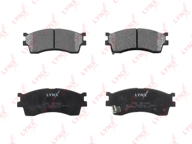 Купить запчасть LYNX - BD-4403 Колодки тормозные передние подходит для KIA Spectra 05 / Clarus/Rio 00-05/Shuma 01-04 BD-4403