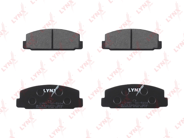 Купить запчасть LYNX - BD-5104 Колодки тормозные задние подходит для MAZDA 323 01-04/626 2.0 97-02/Premacy 99 BD-5104