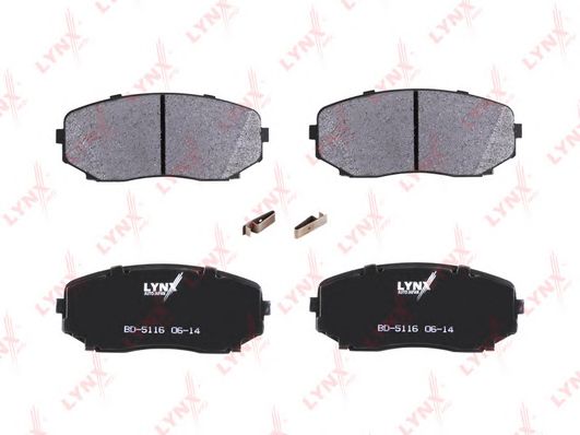 Купить запчасть LYNX - BD-5116 Колодки тормозные передние подходит для MAZDA CX-7 2.2-2.3T 09 / CX-9 3.5-3.7 07 BD-5116